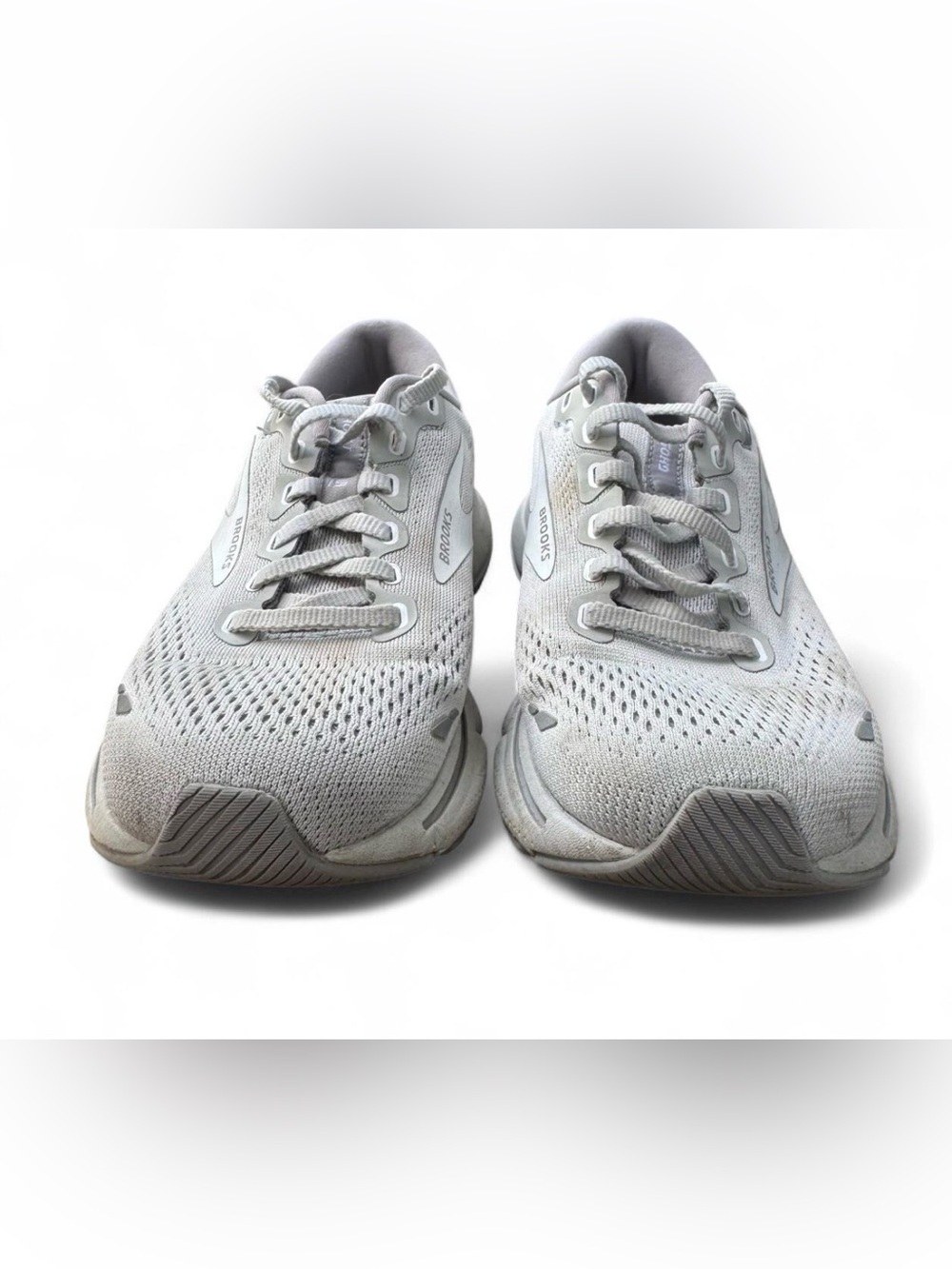 Brooks Ghost 15 Womens 6 B Gray Running Walking Sneakers - Picture 4 of 9